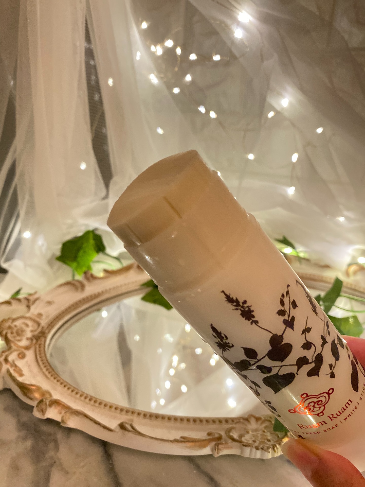 生せっけん スティック [ホワイト] オリジナル/Ruam Ruam/洗顔石鹸を使ったクチコミ（3枚目）