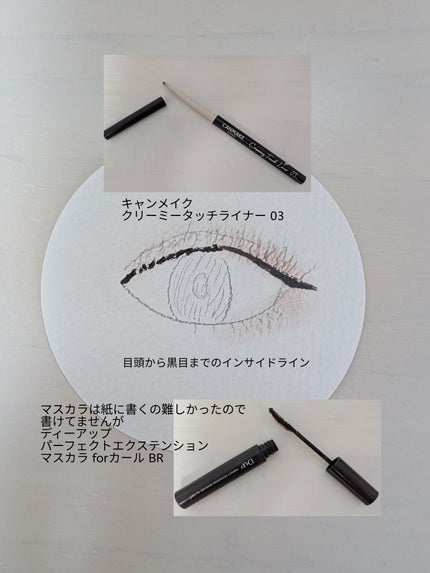 クリーミータッチライナー/キャンメイク/ジェルアイライナーを使ったクチコミ(5枚目)