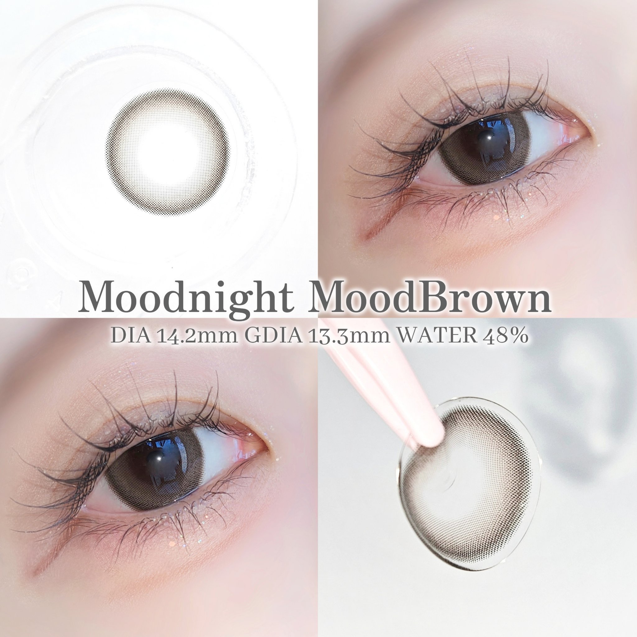 Moodnight 1Month/OLENS/カラーコンタクトレンズを使ったクチコミ（2枚目）