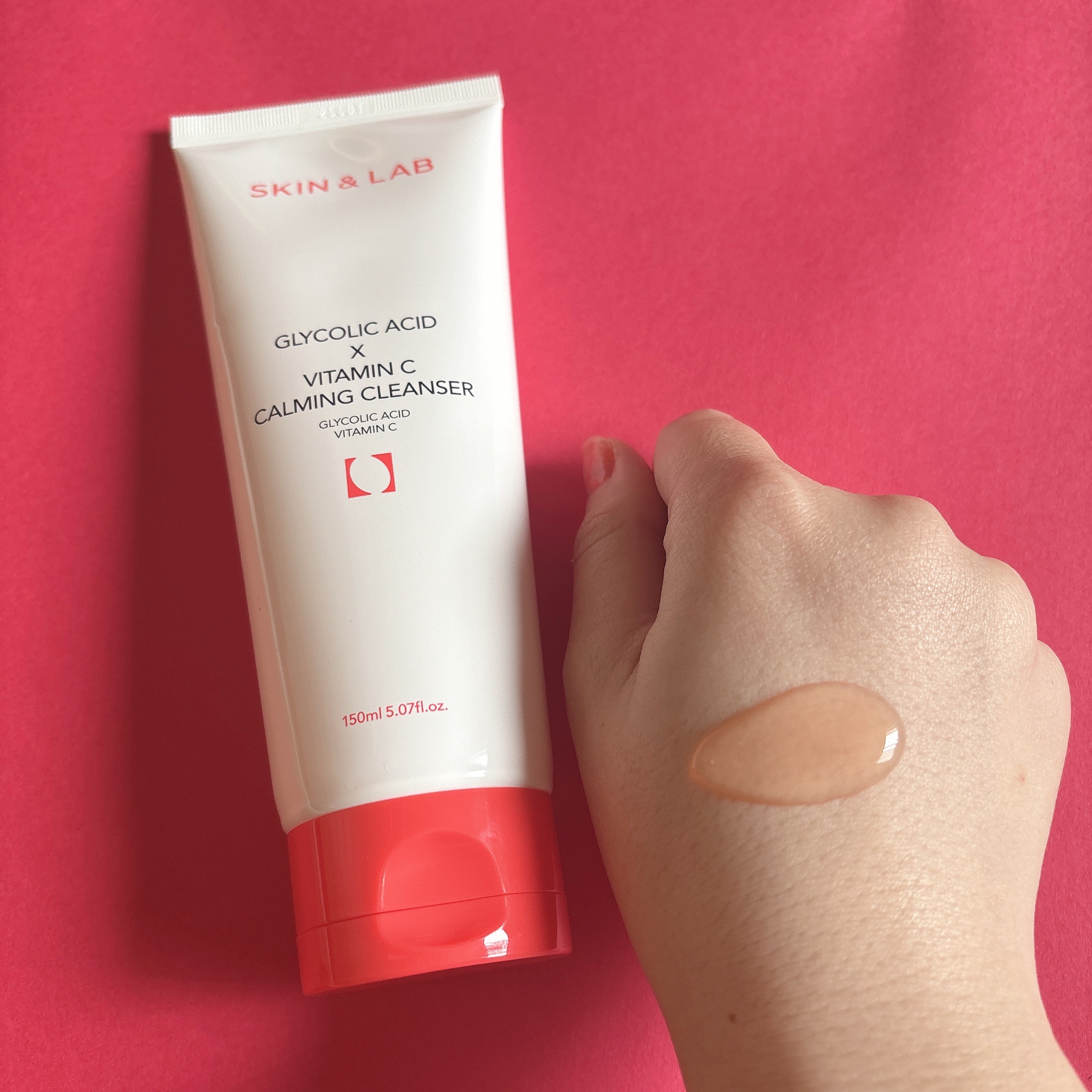 グリコール酸×ビタミンCカーミングクレンザー/SKIN&LAB/洗顔フォームを使ったクチコミ（2枚目）