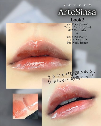 ビルダブルデューイフィットティント/ArteSinsa/リップティントを使ったクチコミ(5枚目)