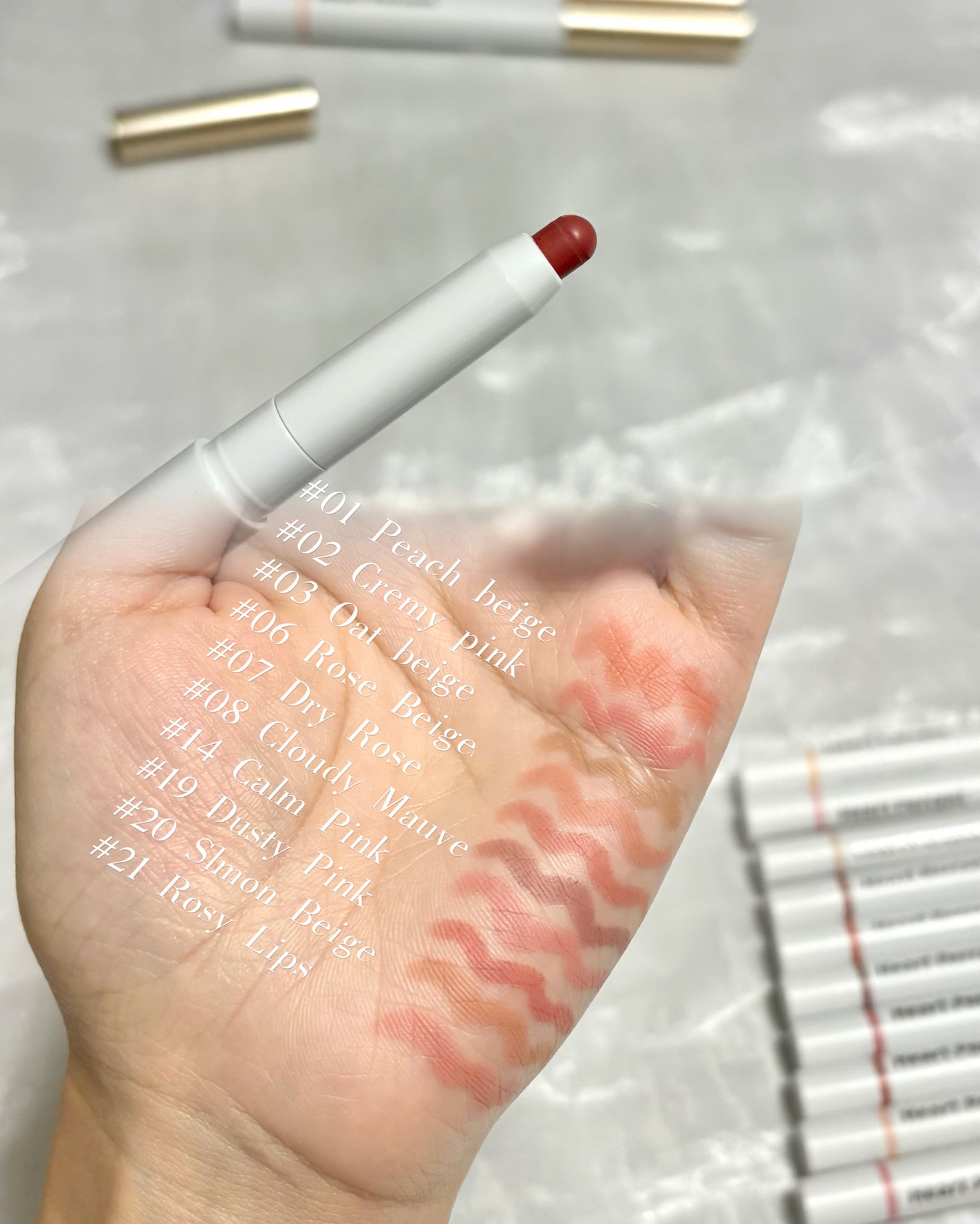 ドットオンムードリップペンシル/Heart Percent/リップライナーを使ったクチコミ(3枚目)