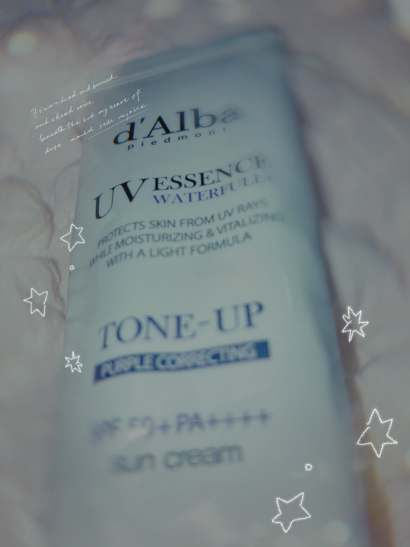 ダルバ ウォータフル トーンアップ サンクリーム(パープル)/ダルバ/日焼け止めクリームを使ったクチコミ(1枚目)