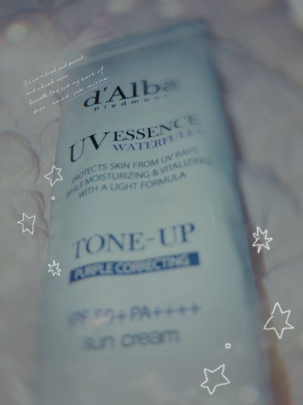 ダルバ ウォータフル トーンアップ サンクリーム(パープル)/ダルバ/日焼け止めクリームを使ったクチコミ(1枚目)