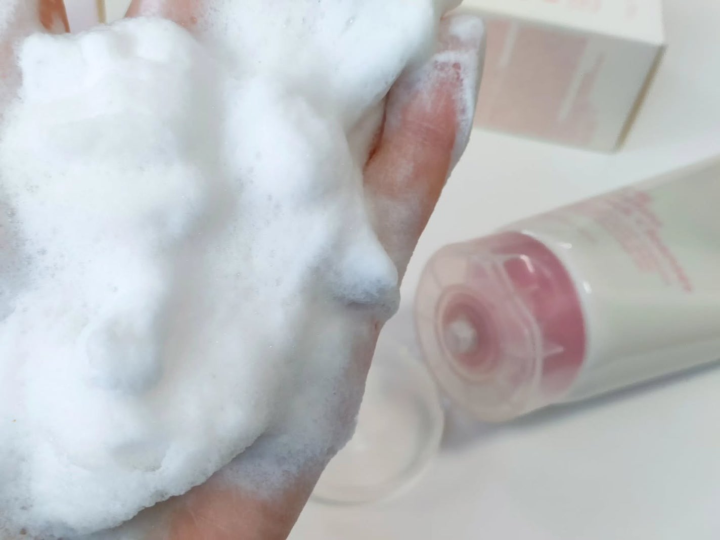 フィグジェラートパッククレンザー/I'm from/洗顔フォームを使ったクチコミ(4枚目)