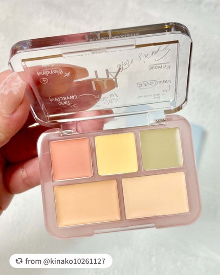 コンシールブレンダーパレット/LUNA/パレットコンシーラーを使ったクチコミ(6枚目)