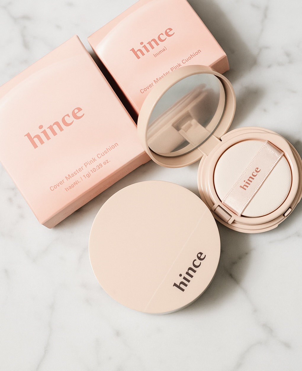 カバーマスターピンククッション/hince/クッションファンデーションを使ったクチコミ（1枚目）