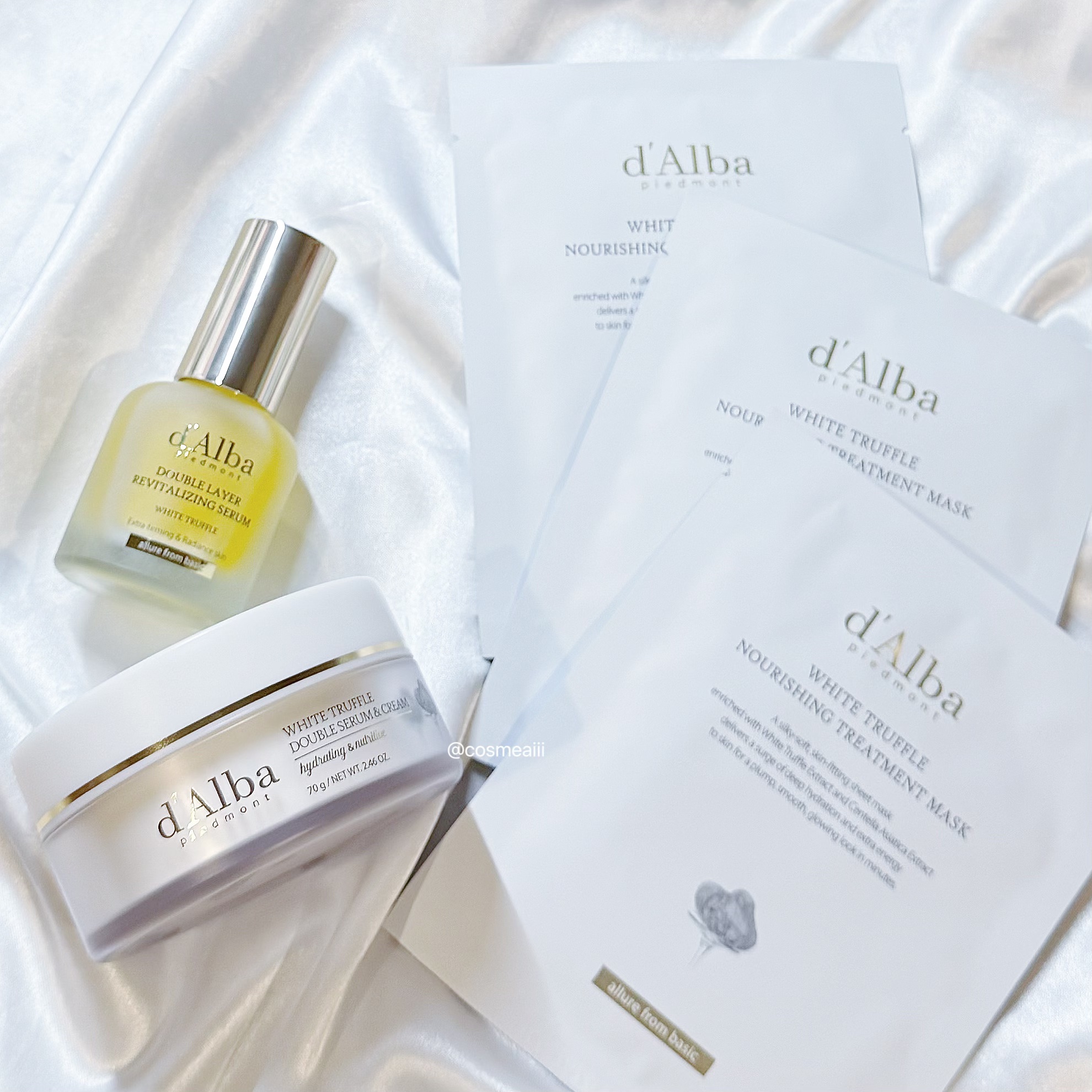 ホワイトトリュフナリシングトリートメントマスク/ダルバ/シートマスク・パックを使ったクチコミ（2枚目）