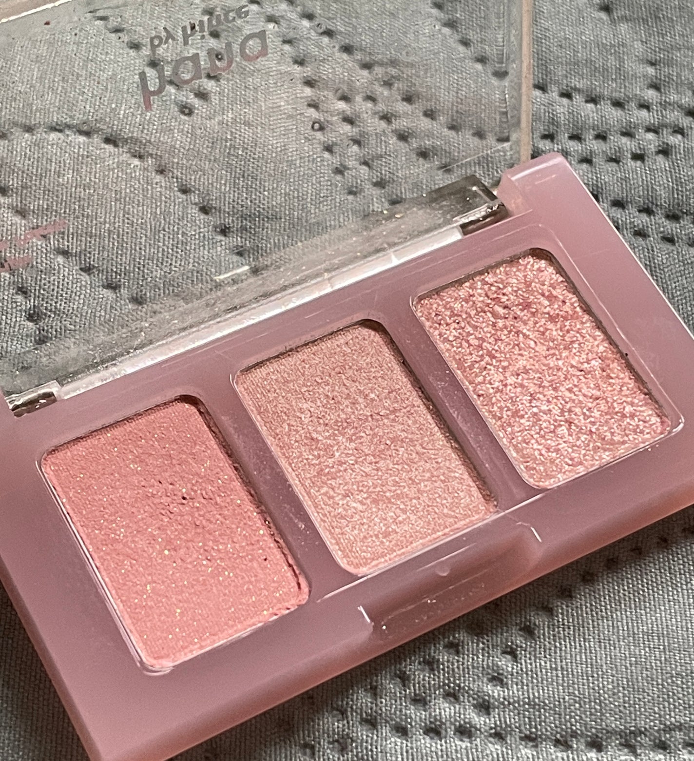 トリプルアイパレット/hana by hince/アイシャドウパレットを使ったクチコミ(2枚目)