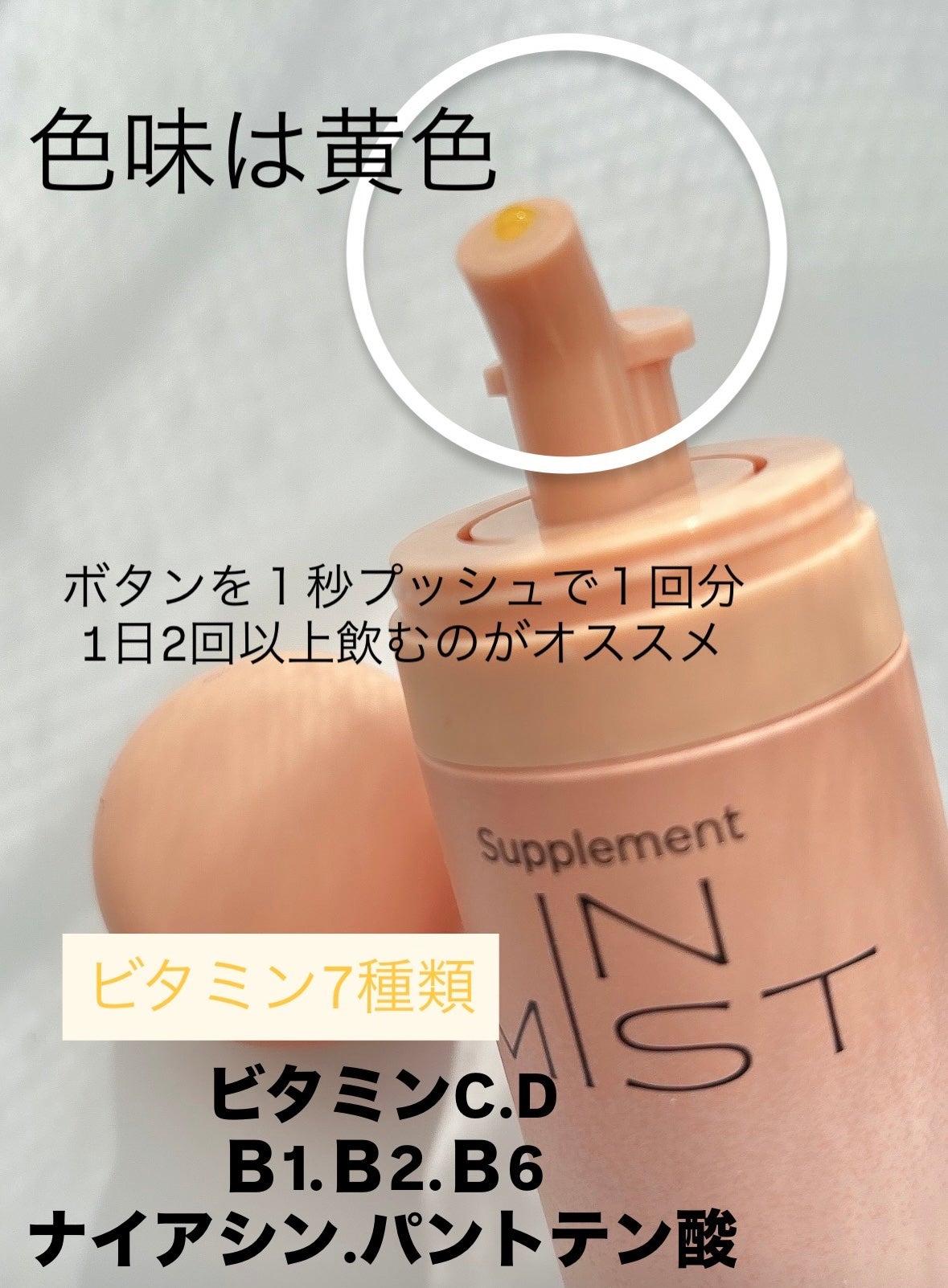 Vitamin Maintenance/IN MIST/健康サプリメントを使ったクチコミ(2枚目)