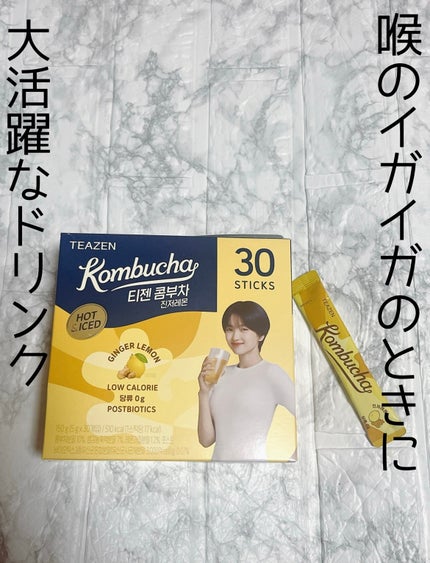 コンブチャ コンブチャ ジンジャーレモン /TEAZEN/コンブチャの画像