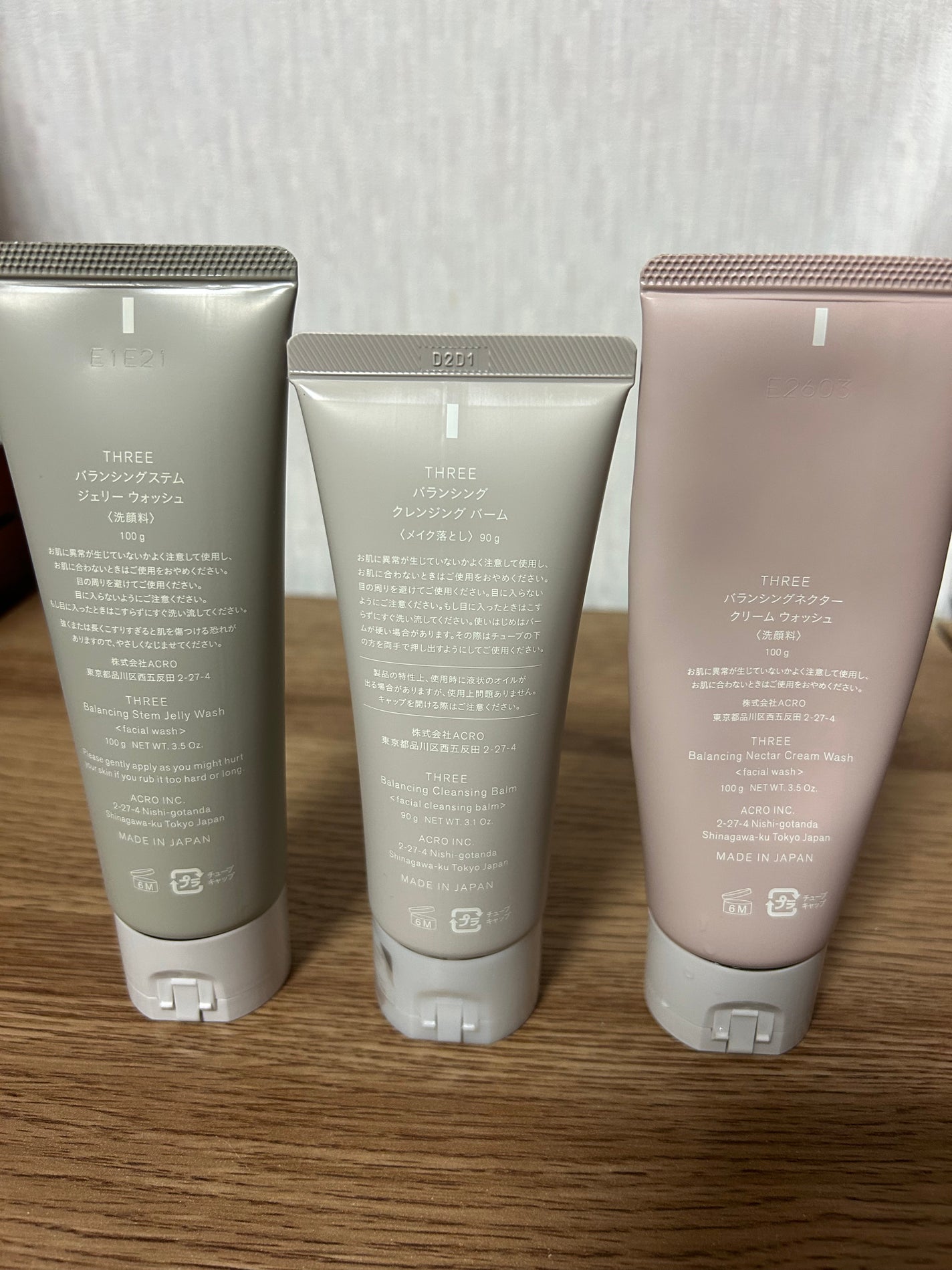 バランシングネクター クリーム ウォッシュ/THREE/洗顔フォームを使ったクチコミ(3枚目)