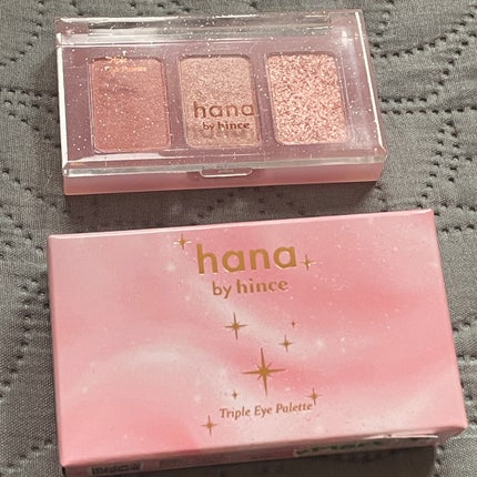 トリプルアイパレット/hana by hince/アイシャドウパレットを使ったクチコミ(1枚目)