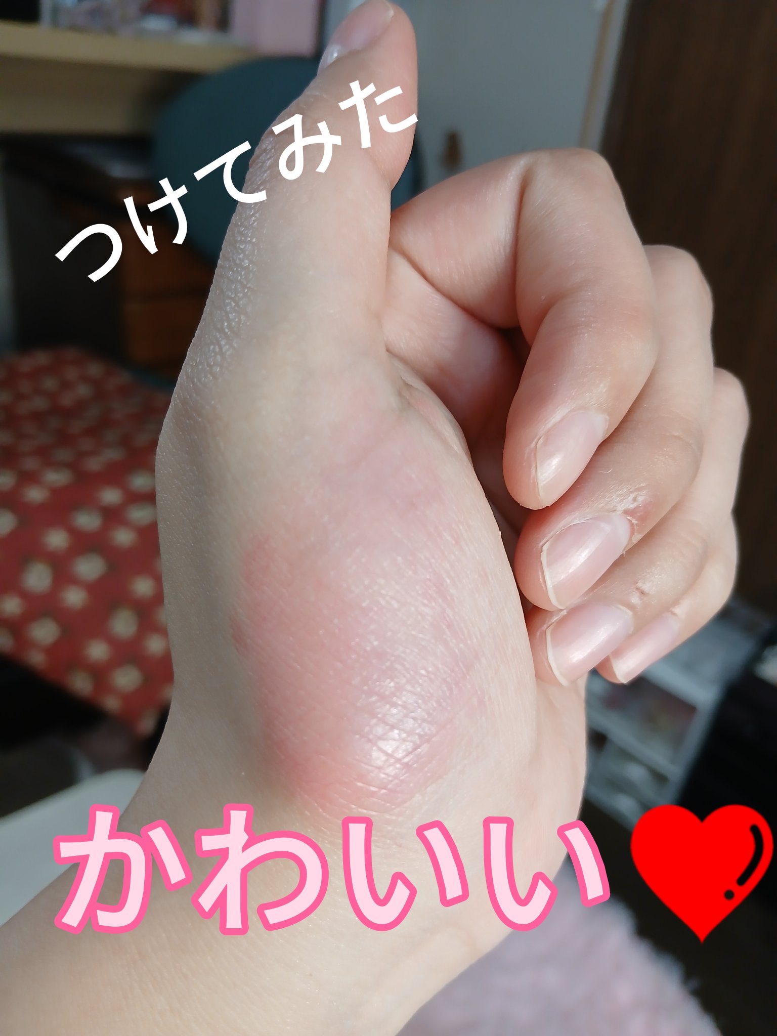 エッセンシャル リップチーク タップ 06 アップルガーデン(APPLE GARDEN)/CLIO/ジェル・クリームチークを使ったクチコミ（2枚目）