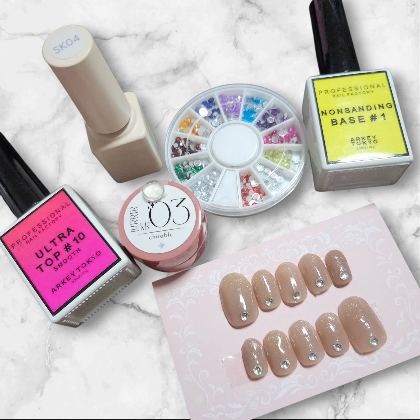 ネイルパーツ/DAISO/ネイルチップ・パーツを使ったクチコミ(3枚目)