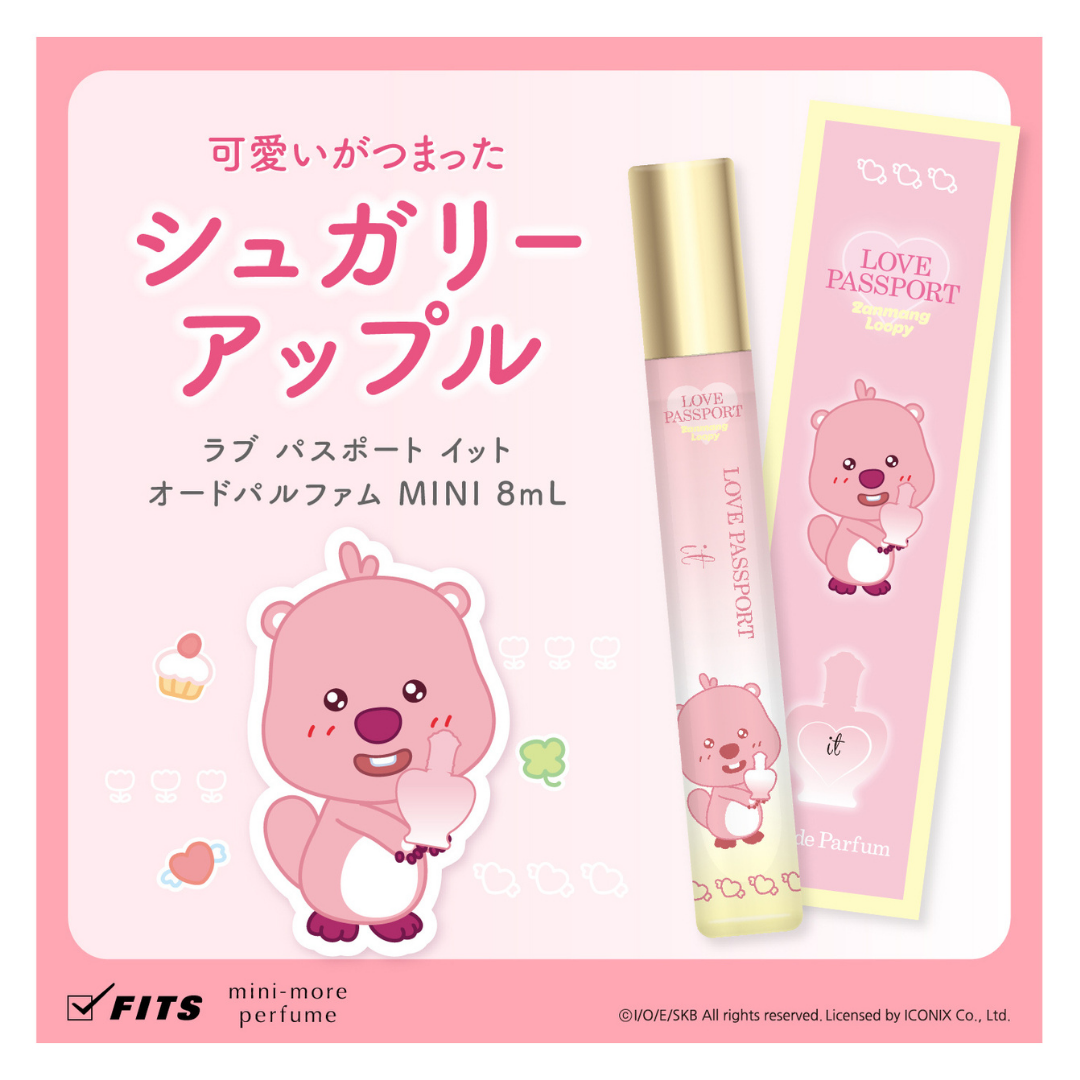 ミニモアパフュームとじゃんまんるぴーのコラボ香水が登場の画像