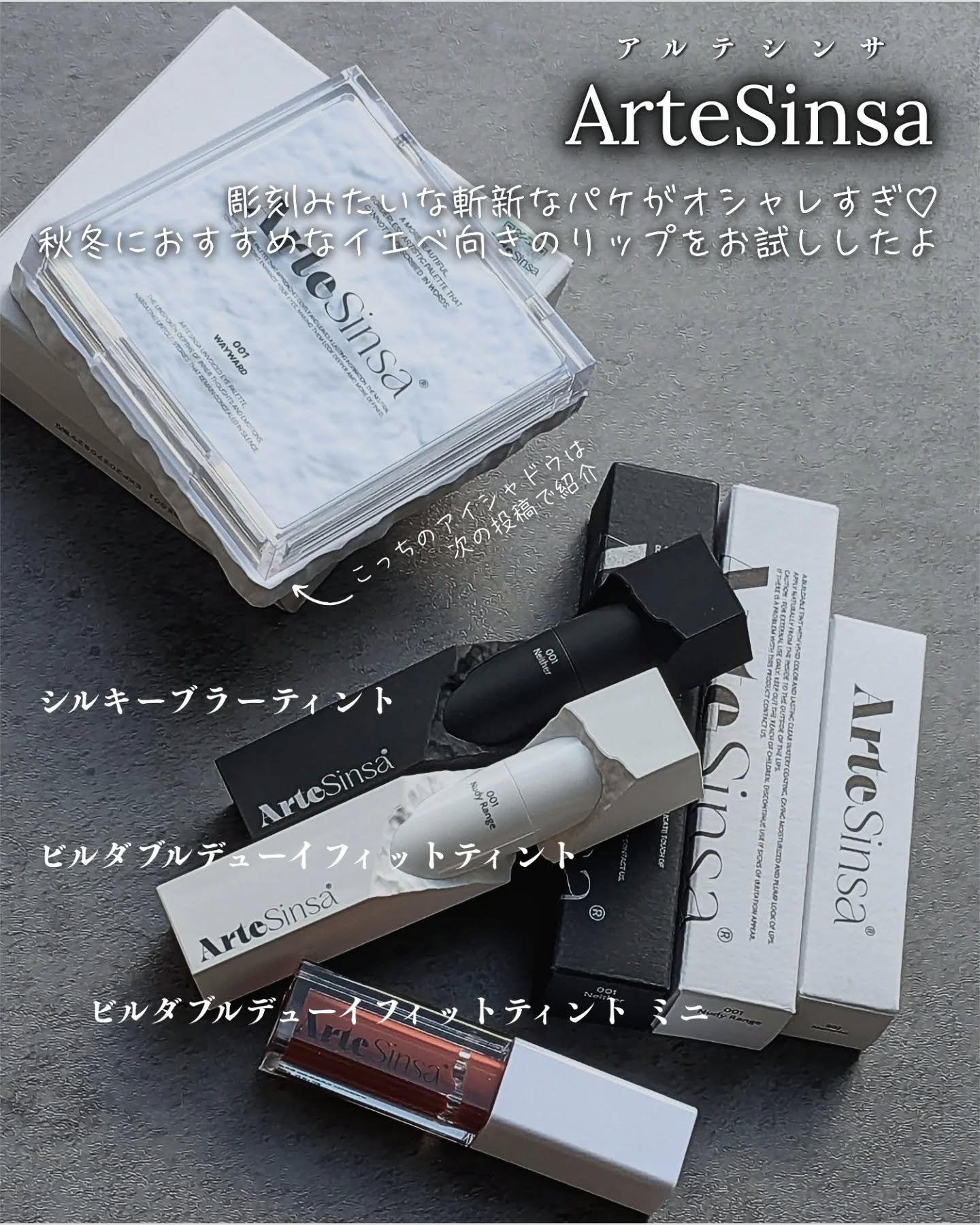 ビルダブルデューイフィットティント/ArteSinsa/リップティントを使ったクチコミ（2枚目）