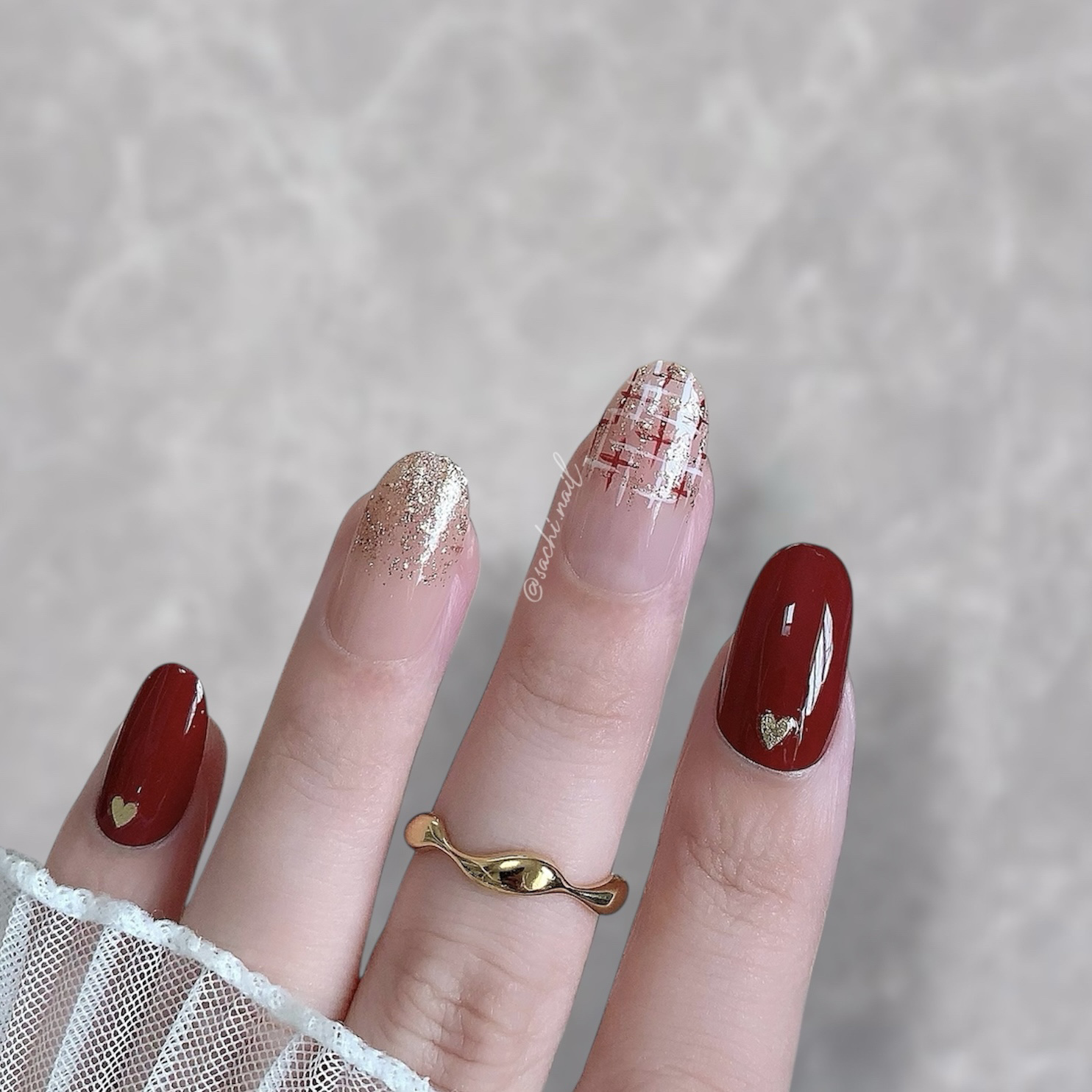 冬ネイルのネイルデザイン | カラフルネイルズ｜キャンメイク -ニット