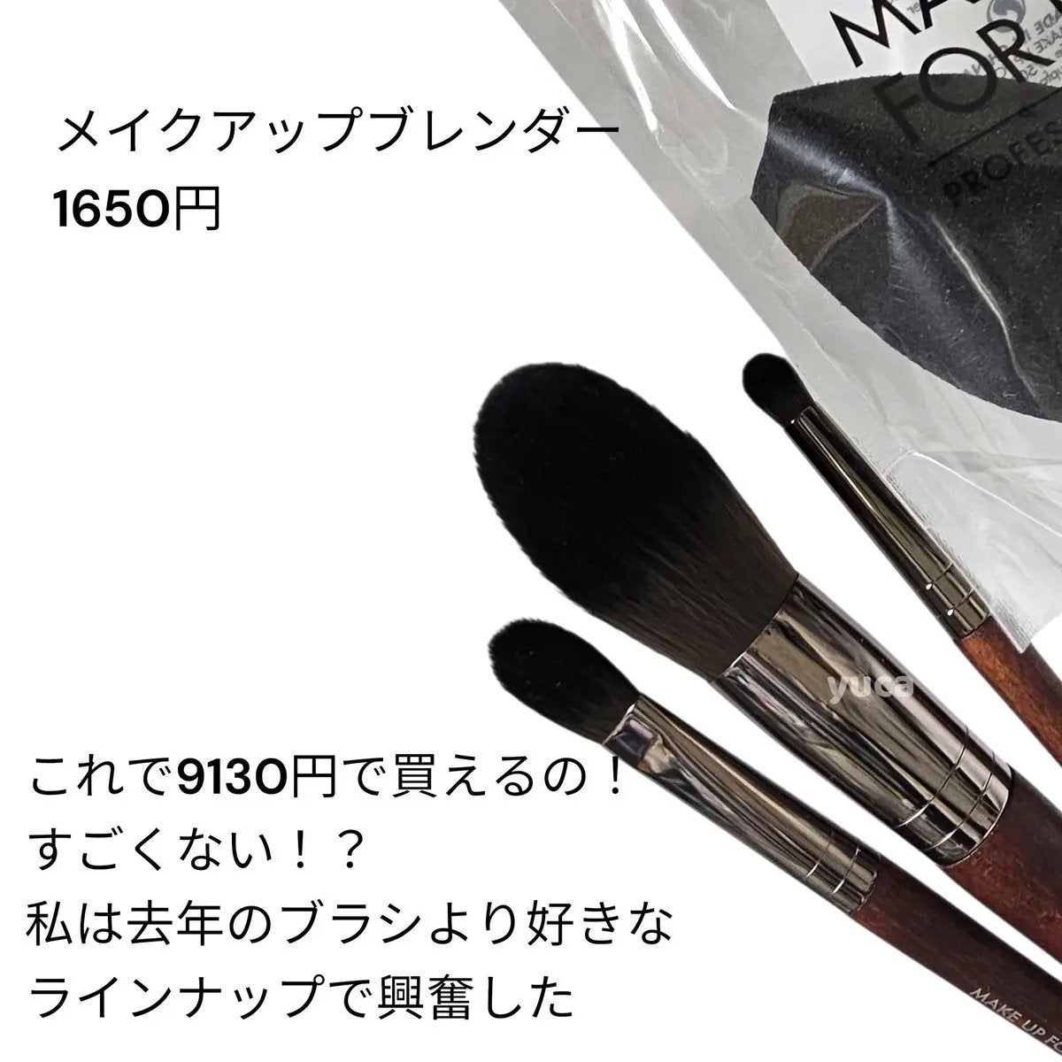 クラシック ツール セット/MAKE UP FOR EVER/その他キットセットを使ったクチコミ(4枚目)