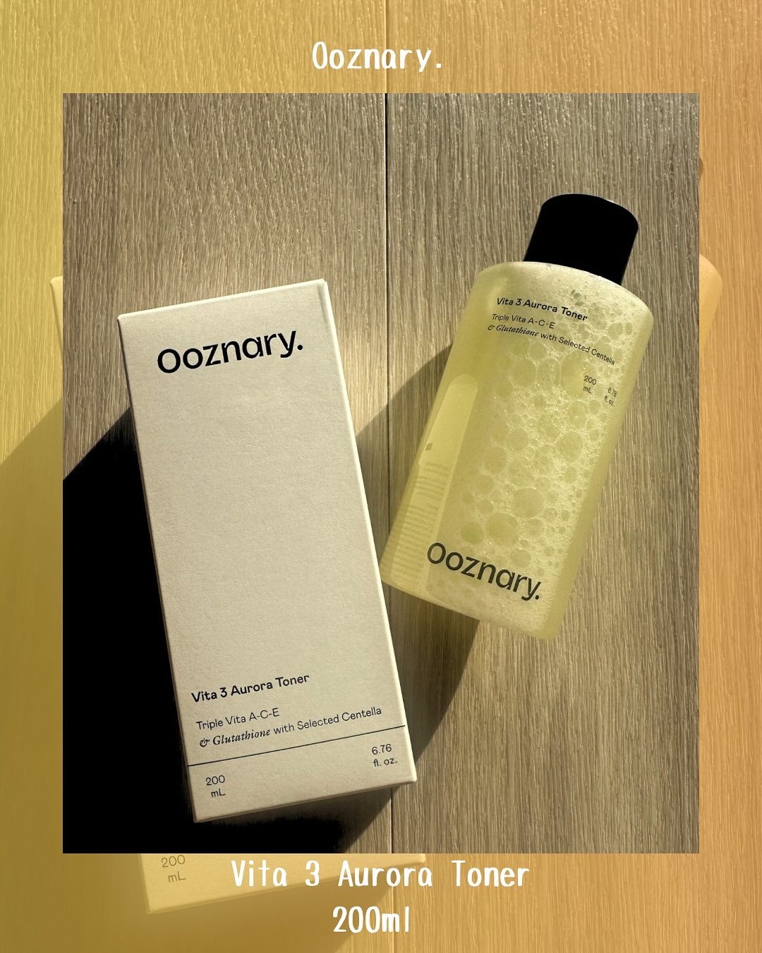 ビタ3オーロラトナー/オーズナリー/化粧水を使ったクチコミ（2枚目）