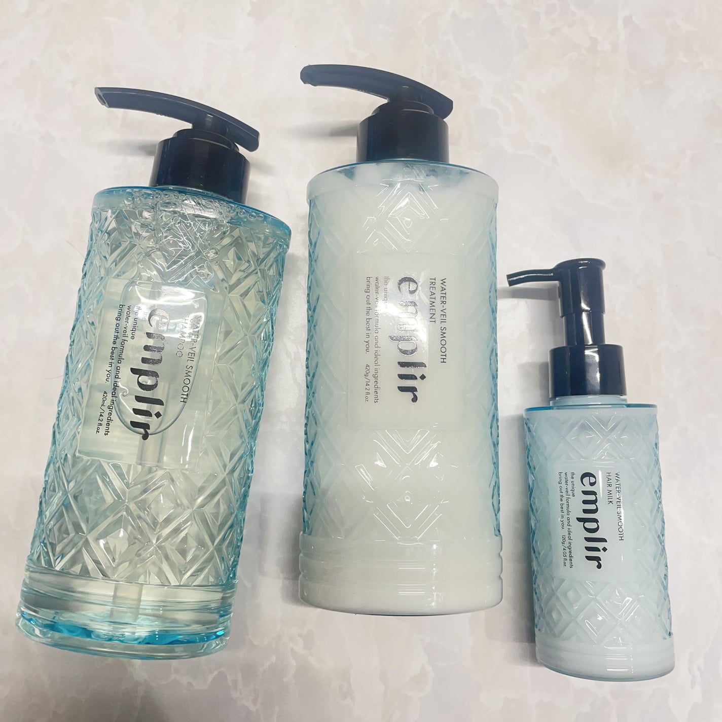 ウォーターベール スムース シャンプー/トリートメント/emplir/市販シャンプーを使ったクチコミ(7枚目)