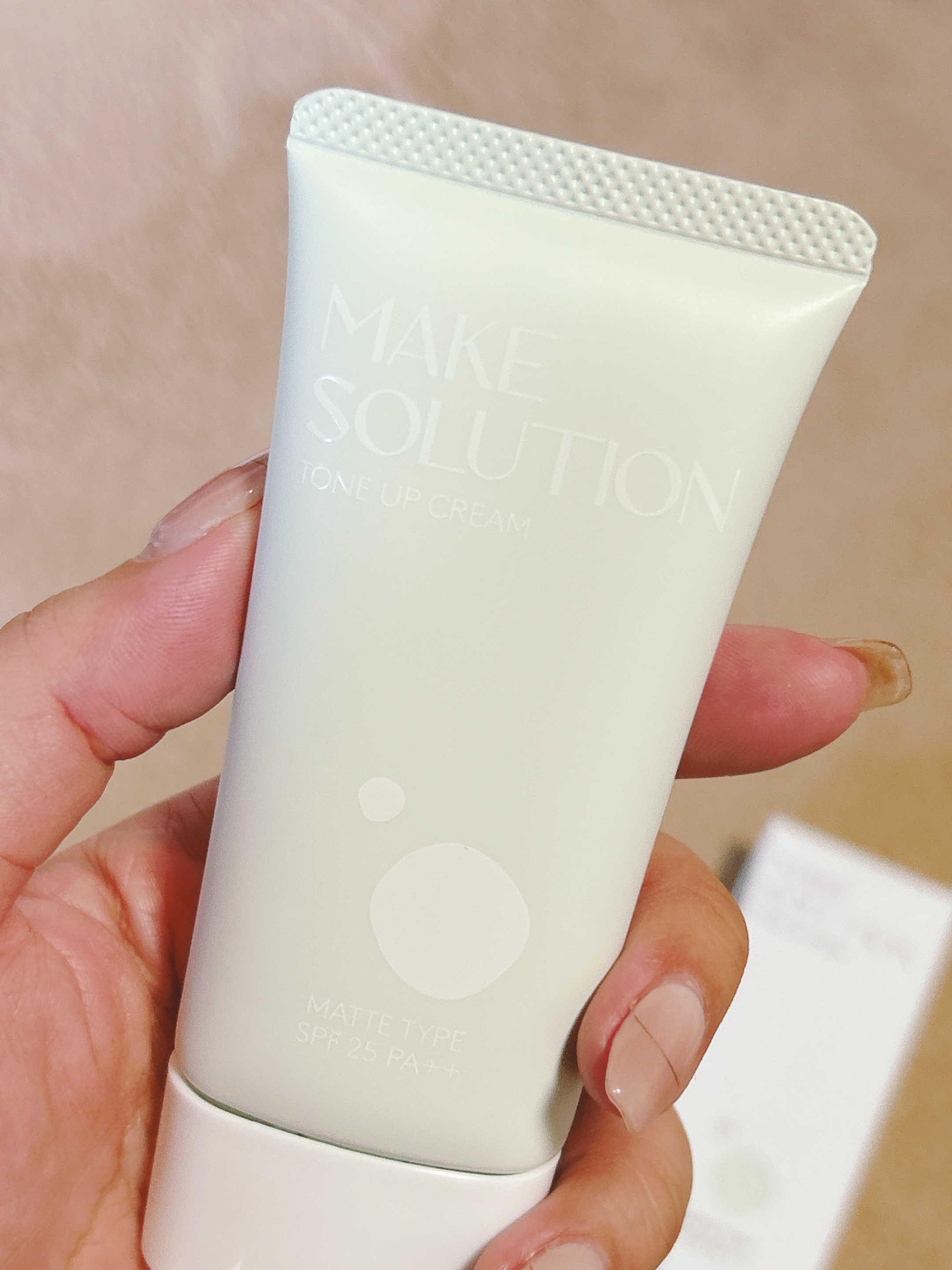 メークソリューション トーンアップクリーム マットタイプ/メークソリューション/化粧下地を使ったクチコミ（2枚目）
