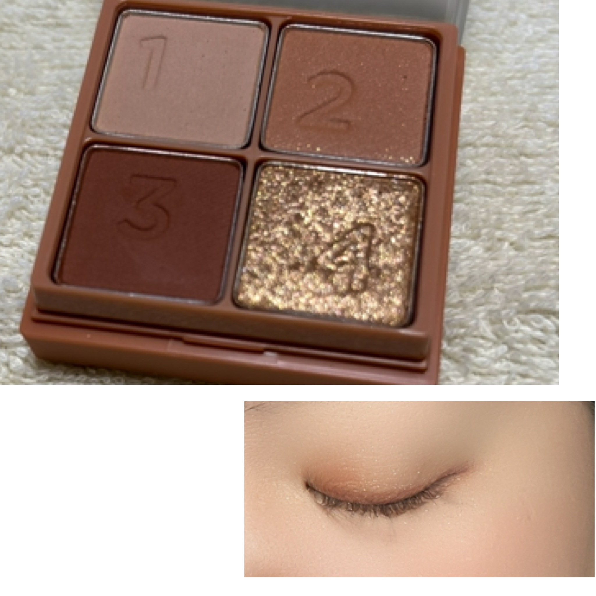 マルチキューブ/i’m meme/アイシャドウパレットを使ったクチコミ（3枚目）