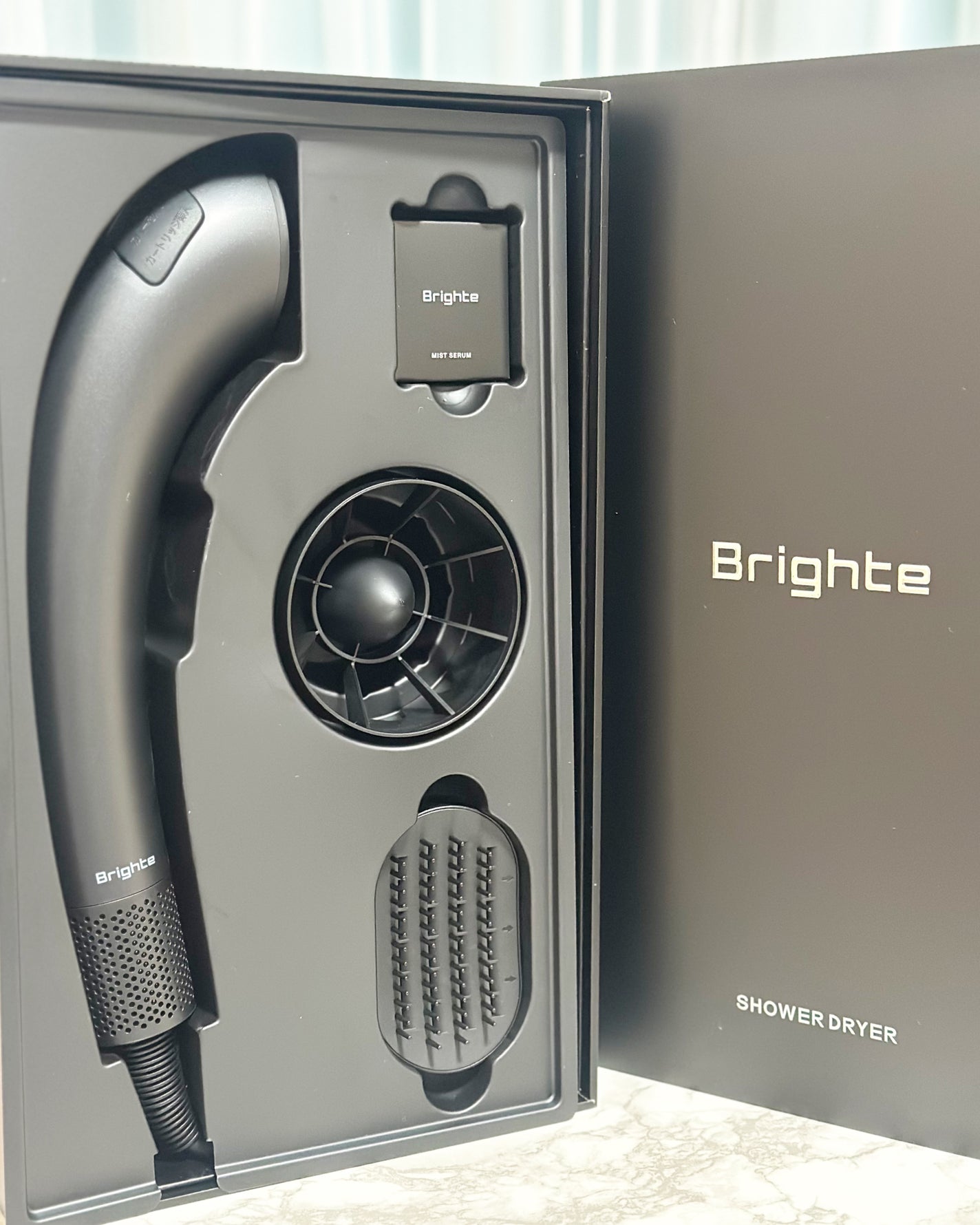 SHOWER DRYER/Brighte/ドライヤーを使ったクチコミ(1枚目)
