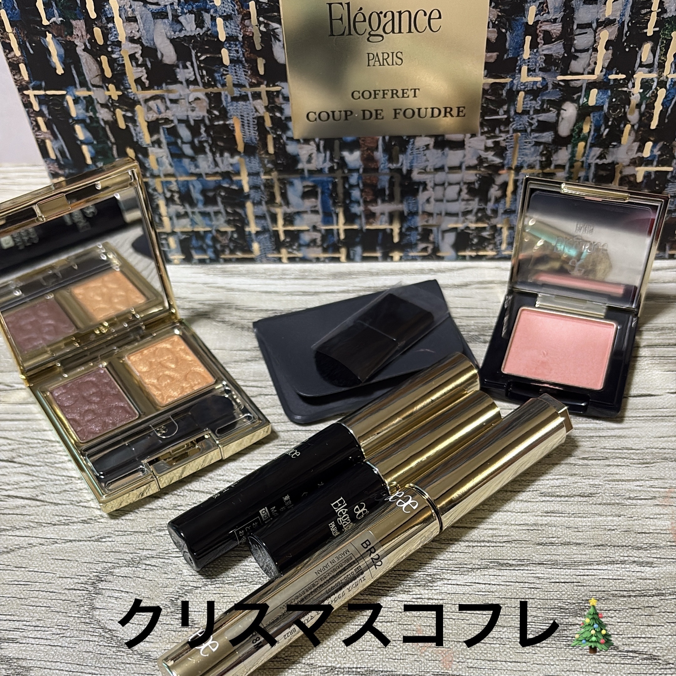 エレガンス コフレ クードゥフードル/エレガンス/メイクアップキットを使ったクチコミ（1枚目）