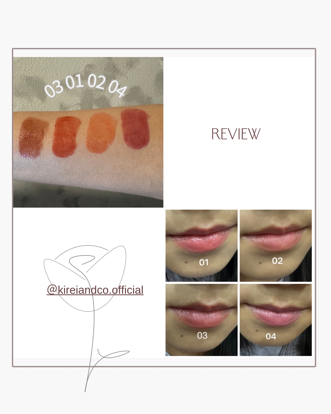 キレイアンドコー グロウインリップ/Kirei&co./口紅を使ったクチコミ（3枚目）