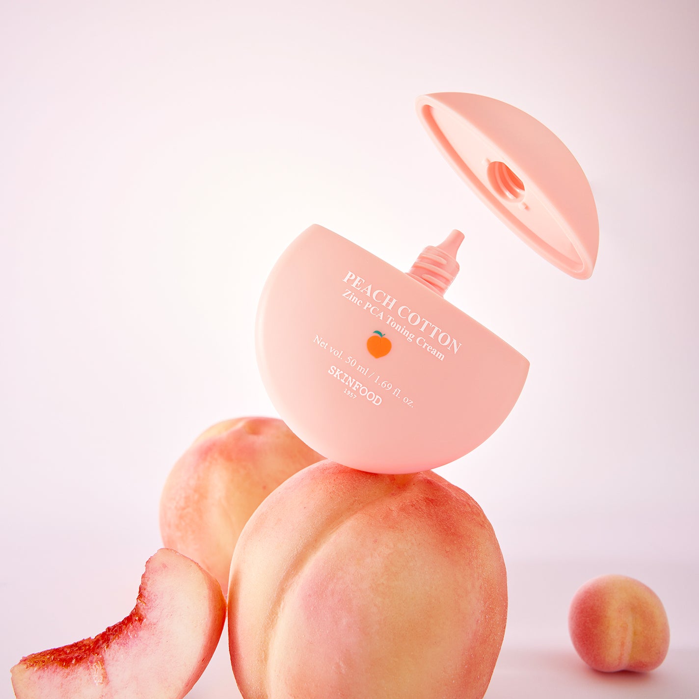 ピーチコットン ジンクPCAトーニングクリーム SKINFOOD