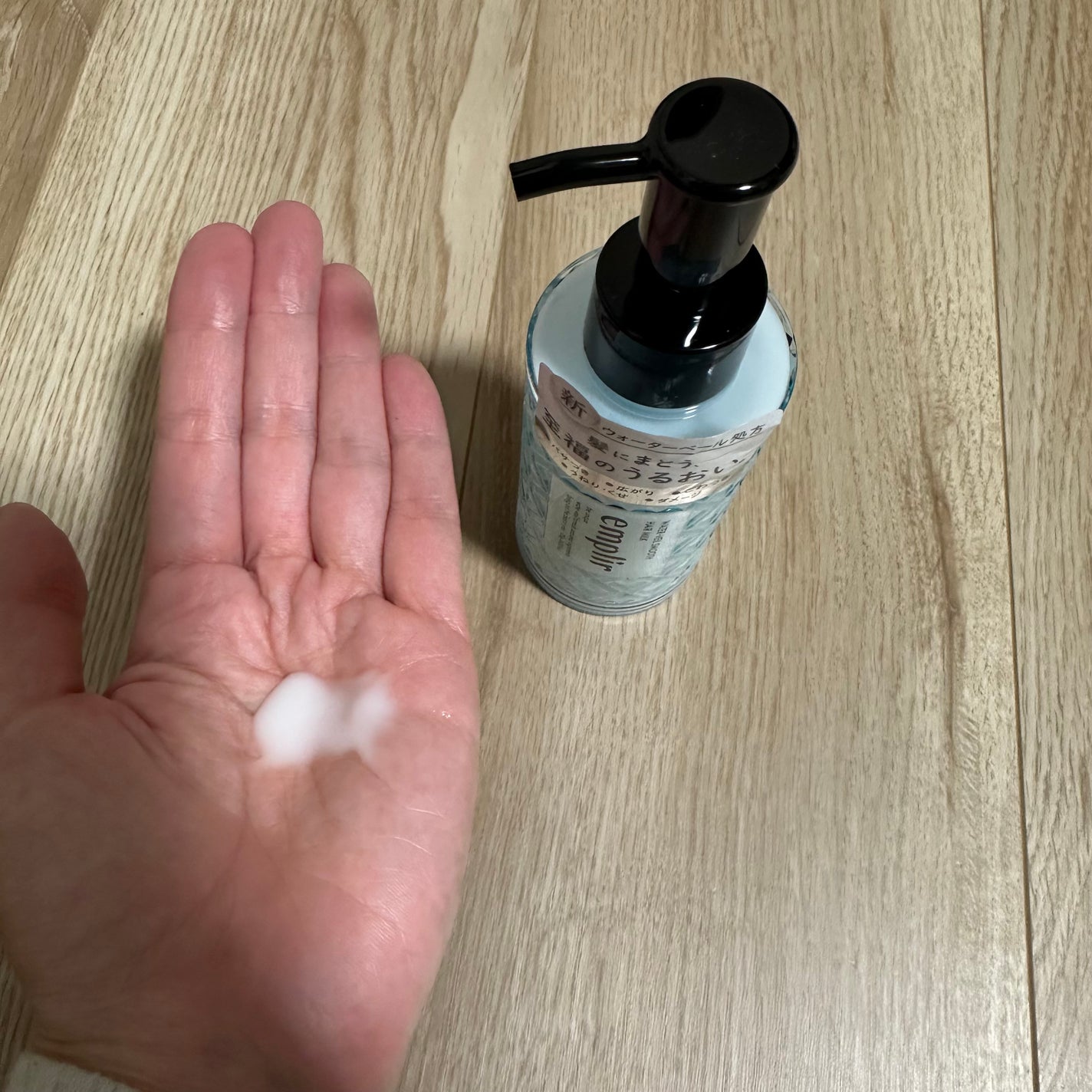 ウォーターベール スムース ヘアミルク/emplir/ヘアミルクを使ったクチコミ(2枚目)