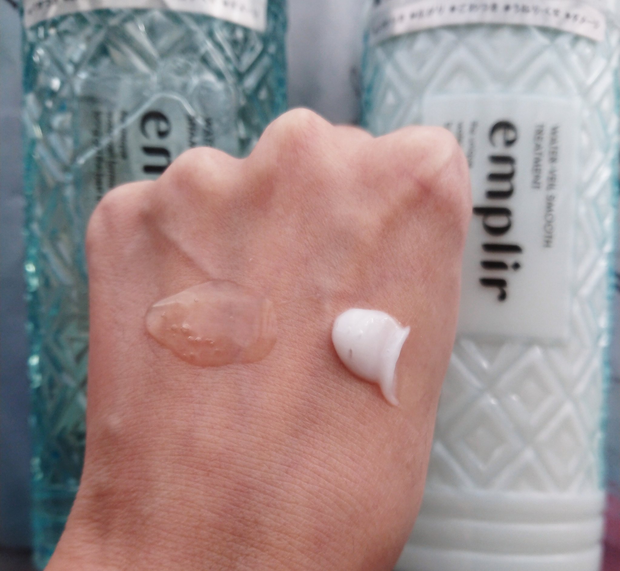 ウォーターベール スムース シャンプー／トリートメント/emplir/市販シャンプーを使ったクチコミ（3枚目）