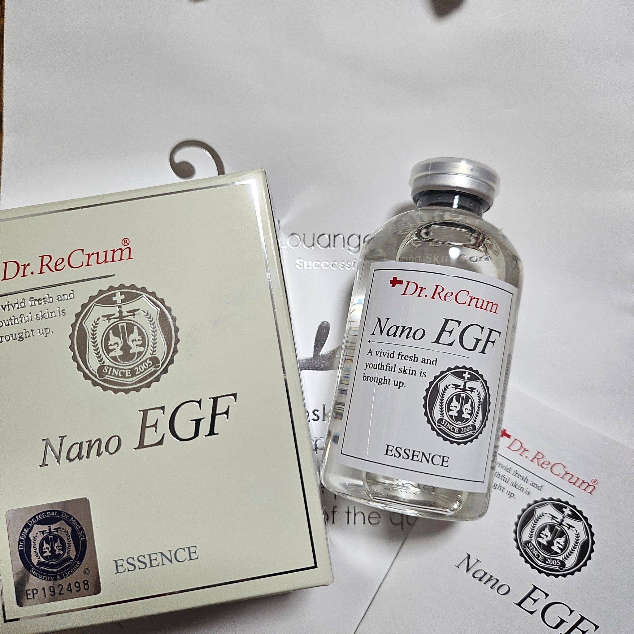 ナノEGFエッセンス/Dr.ReCrum/美容液を使ったクチコミ（1枚目）