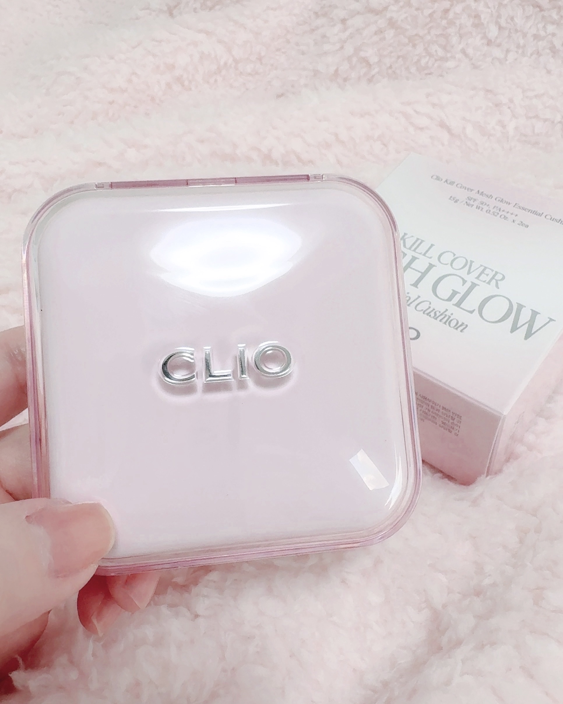 キルカバー メッシュ グロウ エッセンシャル クッション 19C ライト(LIGHT)/CLIO/クッションファンデーションを使ったクチコミ（1枚目）