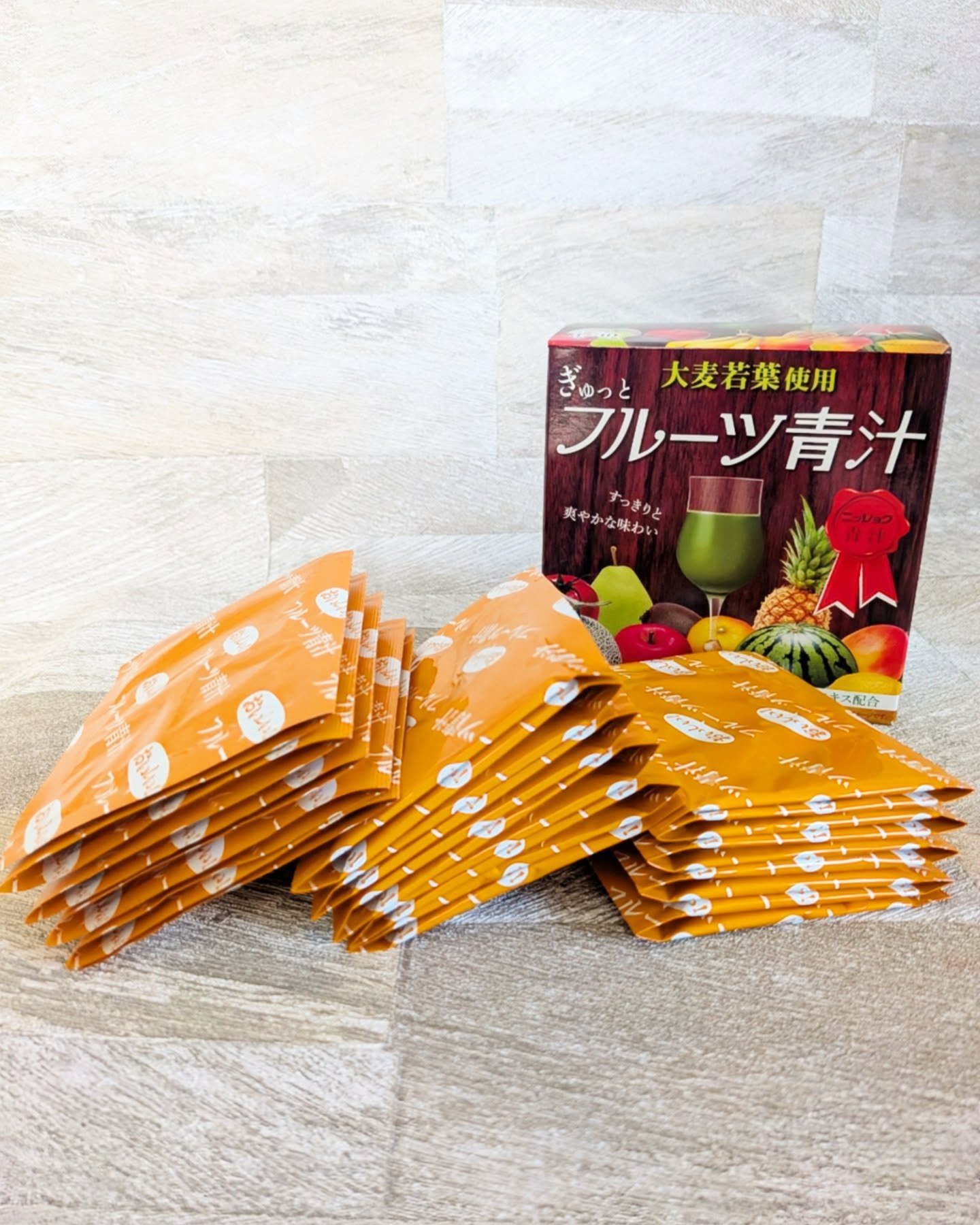 ぎゅっとフルーツ青汁/ニッショク/青汁を使ったクチコミ（2枚目）