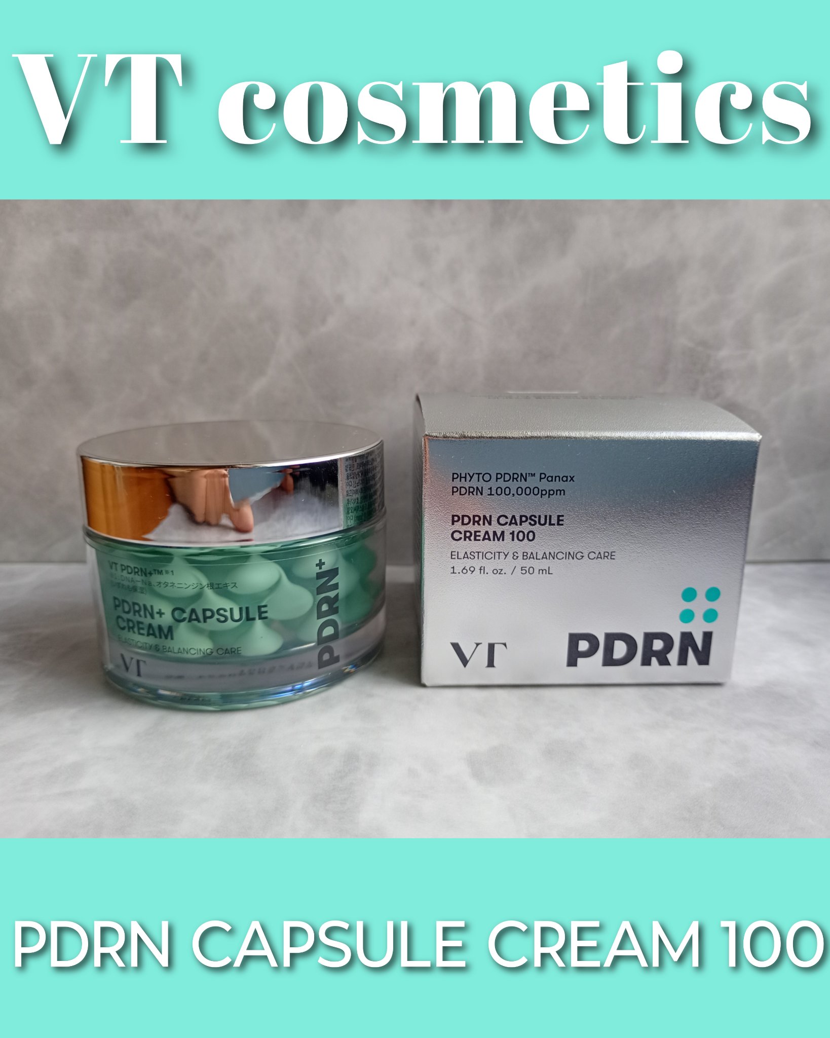 PDRN カプセルクリーム 100/VT/フェイスクリームを使ったクチコミ（1枚目）