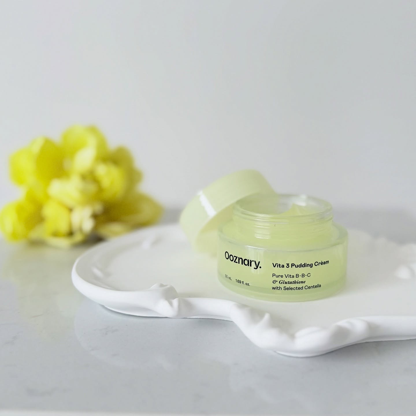 オーズナリー ビタ３プリンクリームのクチコミ「💛
　

＼ おやすみ前の、ビタミンケア／

▫️Ooznary 
最近SNSでよく見かけるの.....」（1枚目）