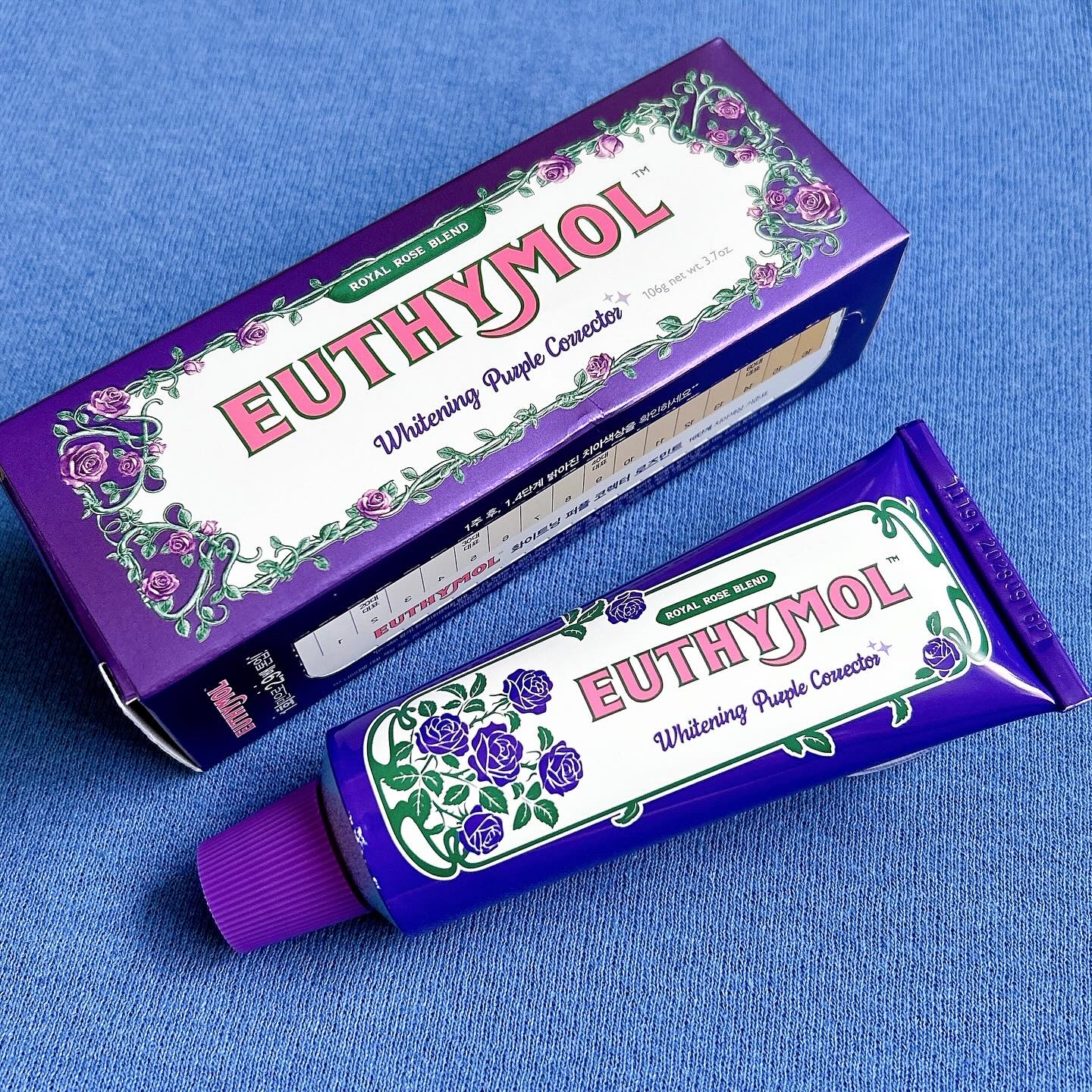 EUTHYMOL 
パープルコレクターローズミント歯磨き粉

日常的に愛用しているEUTHYMOL💜
日本限定の"パープルコレクターローズミント歯磨き粉"が登場🇯🇵

既存のパープルペーストに豊かなローズの香りがプラスされているそう�