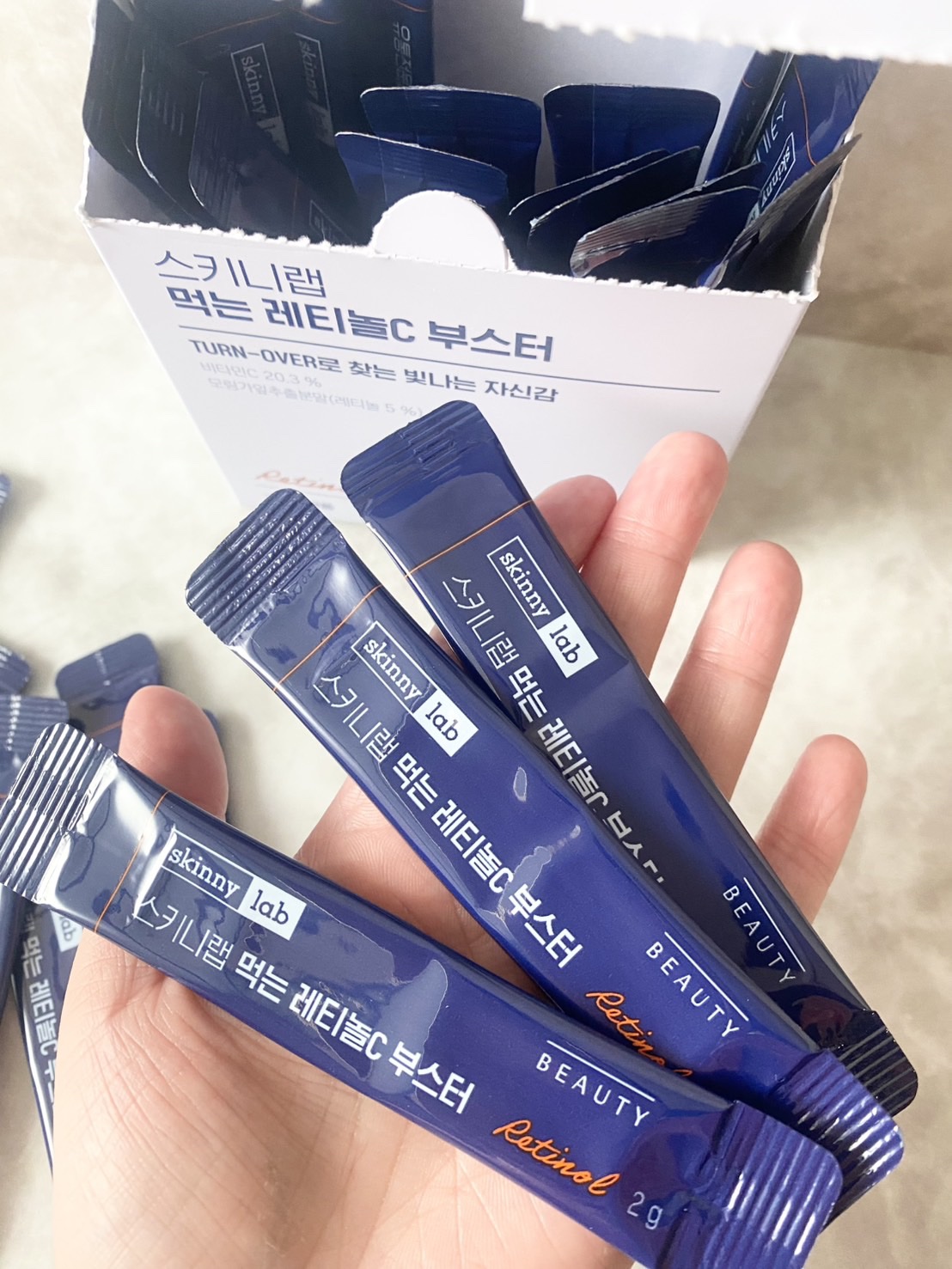 食べるレチノールCブースター/スキニーラボ/美容ドリンクを使ったクチコミ（2枚目）