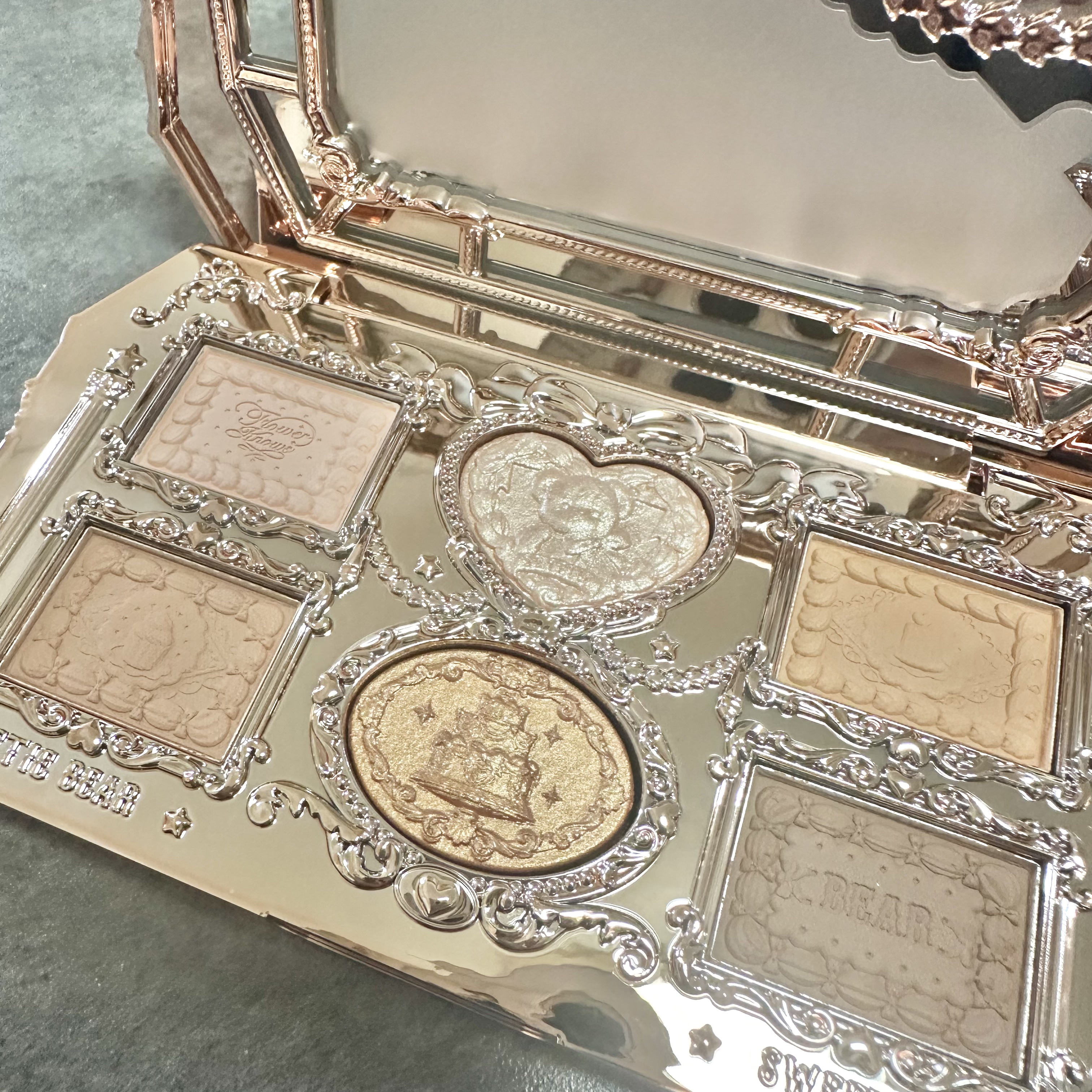 スウィーティーベア コレクション アイシャドウパレット/FlowerKnows/アイシャドウパレットを使ったクチコミ（3枚目）