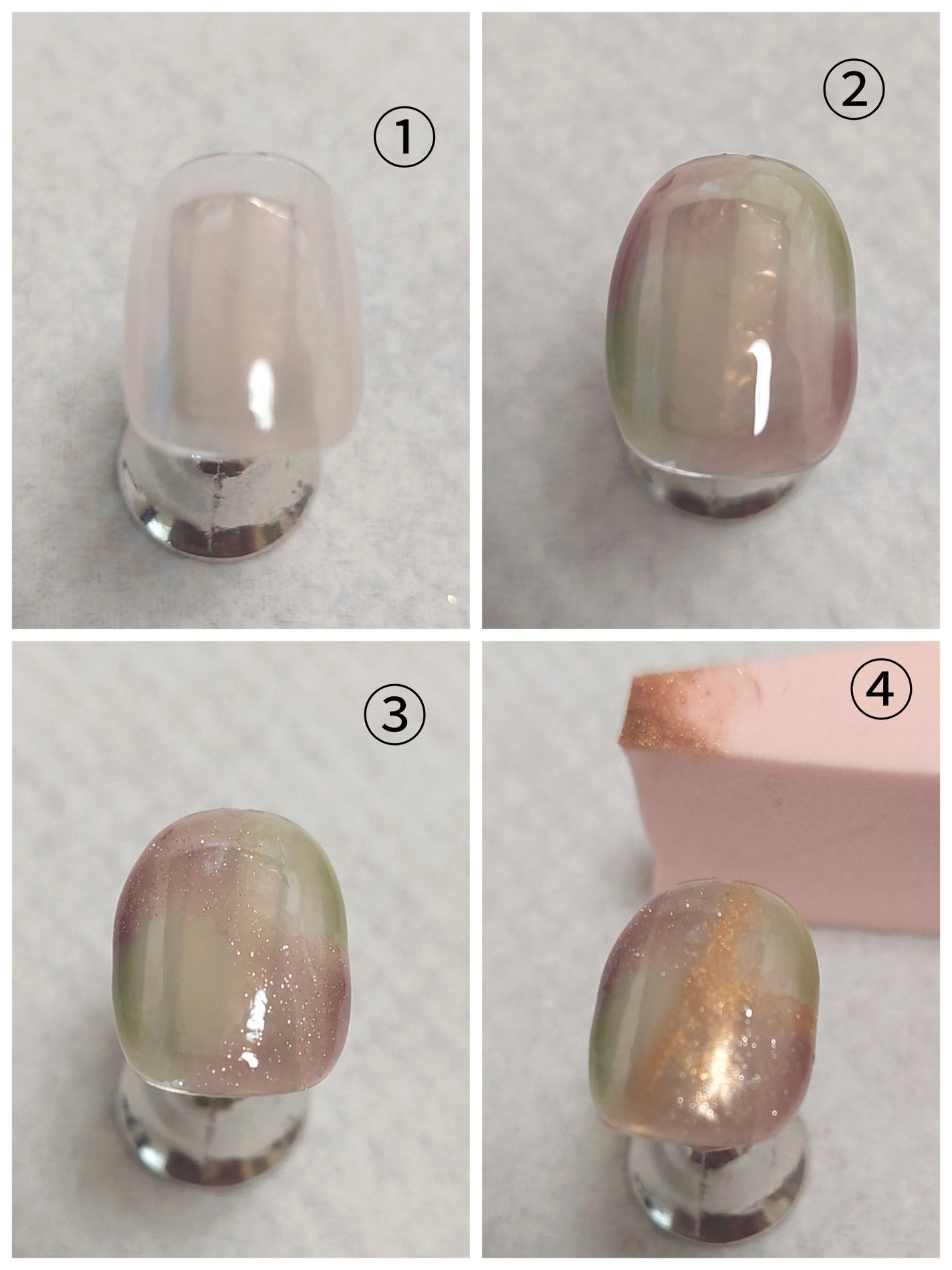 ジェルネイル(ライト対応)/セリア/ジェルネイルを使ったクチコミ(2枚目)