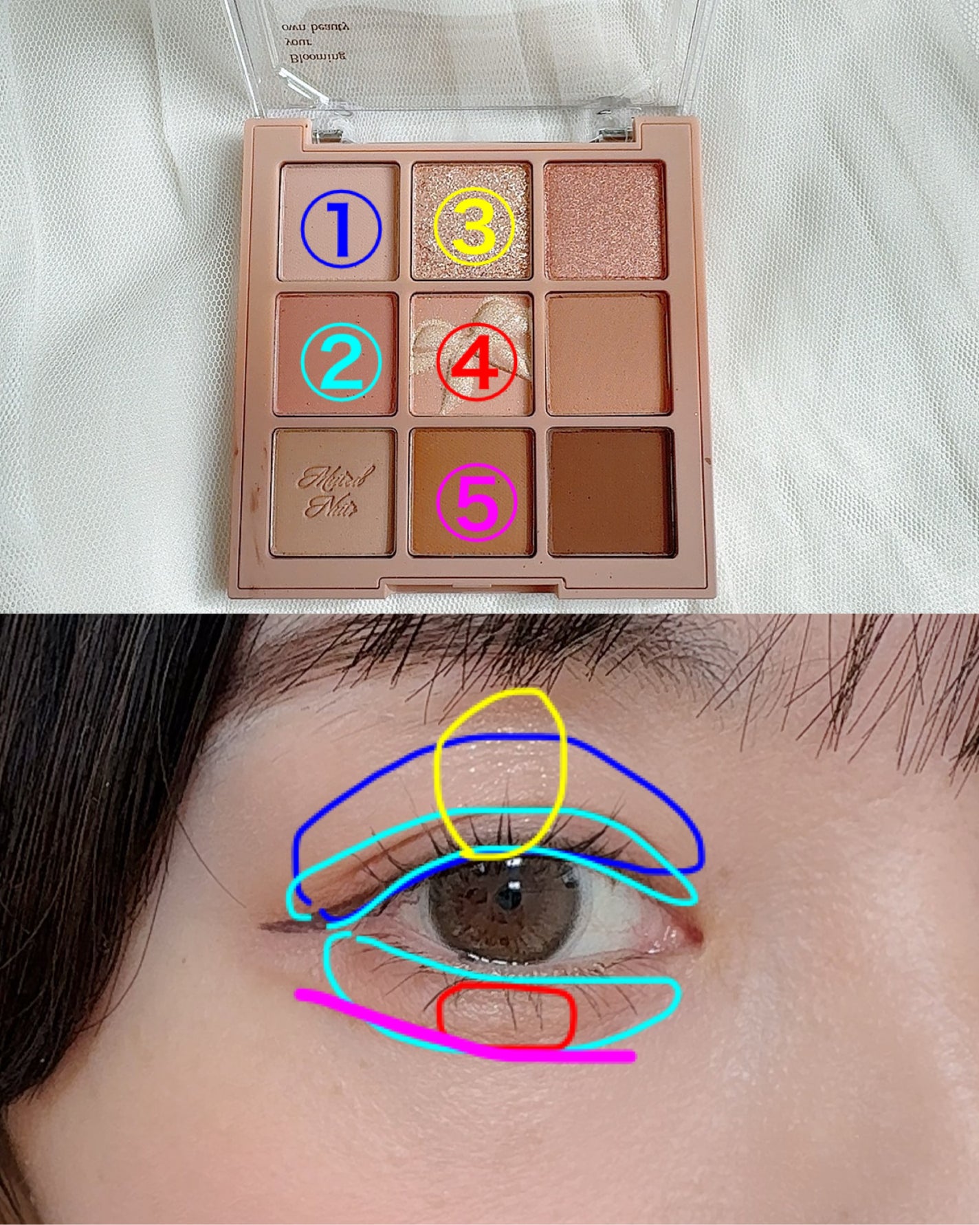 シャドウパレット/dasique/アイシャドウパレットを使ったクチコミ(6枚目)