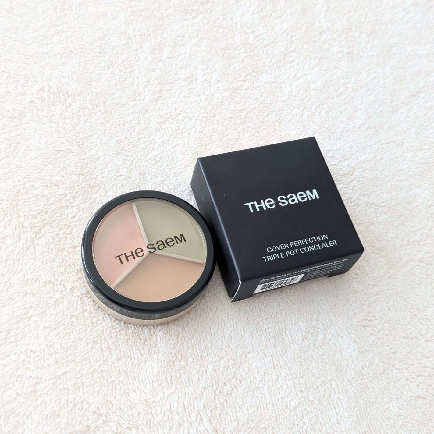 カバーパーフェクション トリプル ポット コンシーラー/the SAEM/パレットコンシーラーを使ったクチコミ(1枚目)