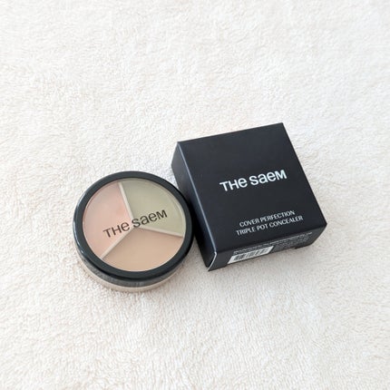 カバーパーフェクション トリプル ポット コンシーラー/the SAEM/パレットコンシーラーを使ったクチコミ(1枚目)