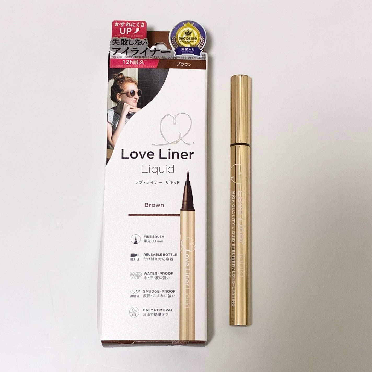 リキッドアイライナーR5/ラブ・ライナー/リキッドアイライナーを使ったクチコミ(1枚目)