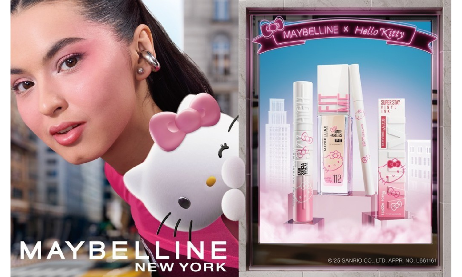 メイベリン ニューヨークからハローキティコラボ商品が登場のサムネイル