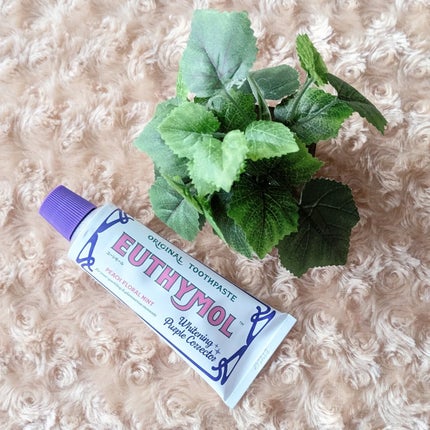 ホワイトパープル歯みがき ピーチフローラルミントの香り/EUTHYMOL/歯磨き粉を使ったクチコミ(2枚目)