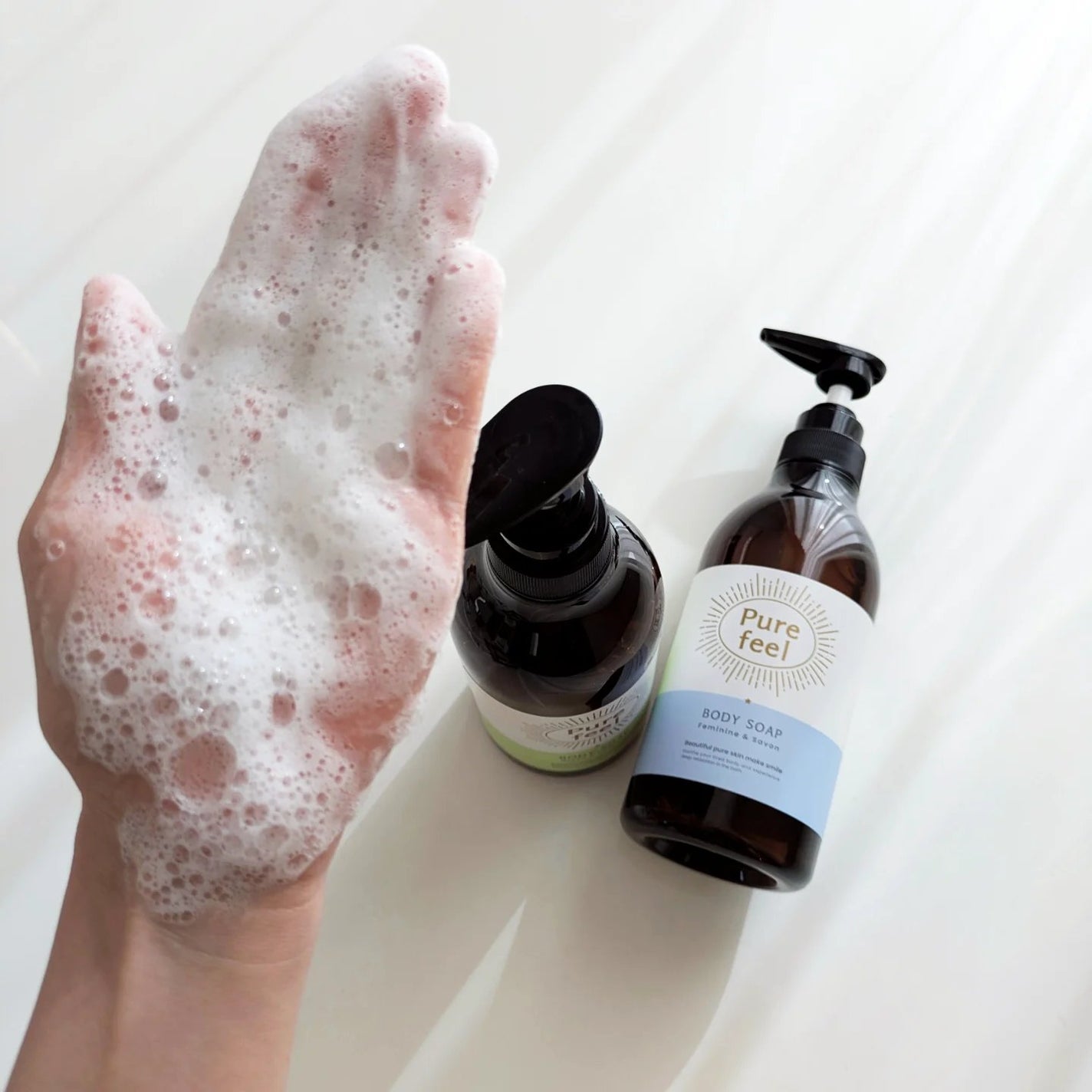 Purefeel ボディソープ グリーン&ヴァーベナの香り/Purefeel/ボディソープを使ったクチコミ(4枚目)