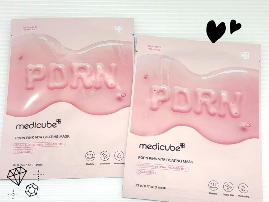 PDRNピンクビタコーティングマスク/MEDICUBE/シートマスク・パックを使ったクチコミ（1枚目）